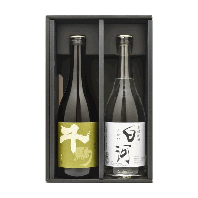 【ギフト】純米酒と焼酎詰合せ