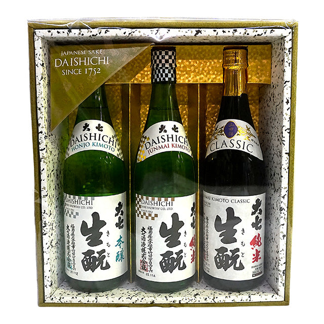 大七　生酛三昧ギフトセット　720ml×3本