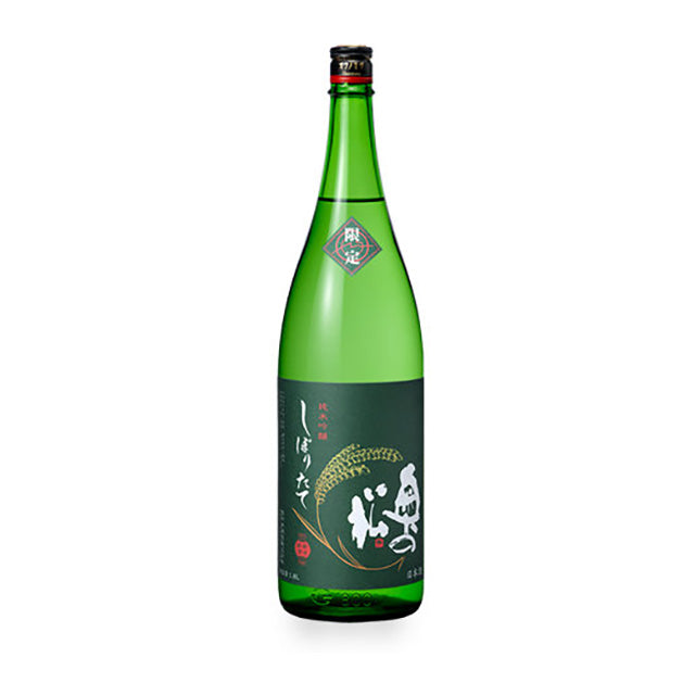 奥の松　純米吟醸　しぼりたて　1.8L