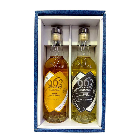 【ギフト】笹の川酒造 963 メロウノーツ × ピートグローヴ ウイスキー飲み比べ2本セット 700ml×2本